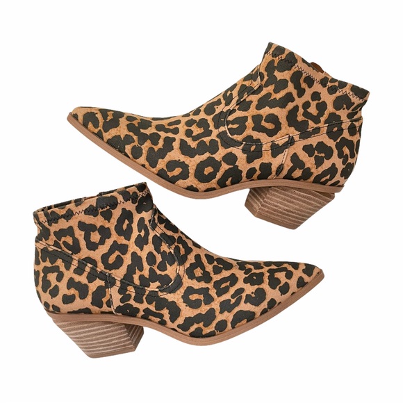 NWOT Franco Sarto | Women’s Leopard Ankle Boots - Picture 1 of 8